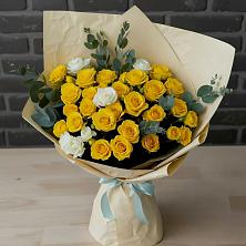 Букет цветов из:  Розы в Новолеушковской