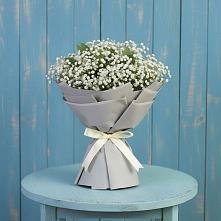 Букет цветов из:  Гипсофила в Новолеушковской