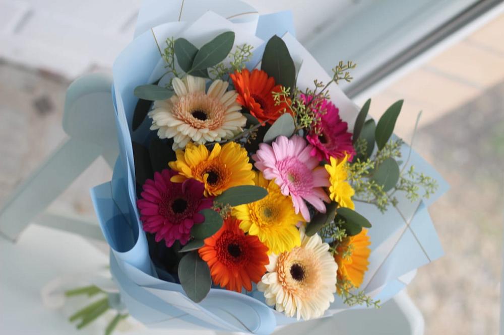 Букет цветов из: Герберы в Новолеушковской