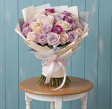 Букет цветов из:  Розы #REPLACE_PRED# Новолеушковской