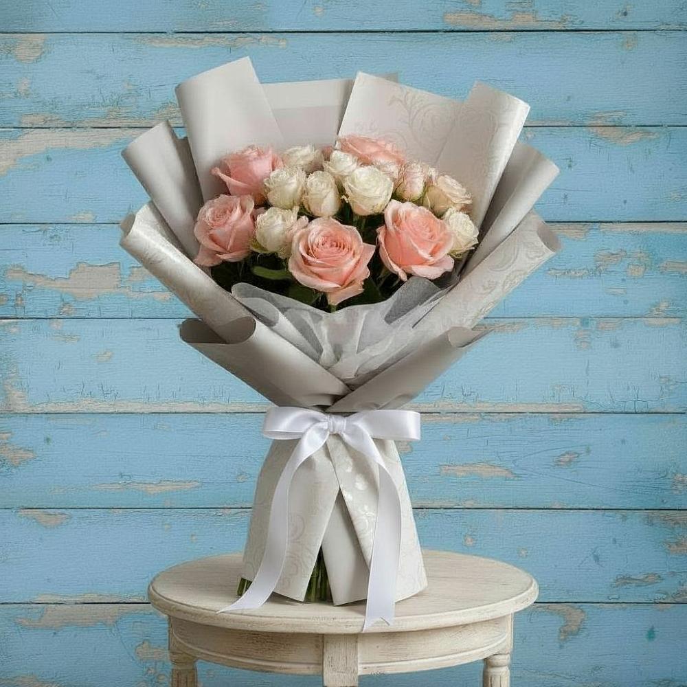 Букет цветов из: Розы в Новолеушковской