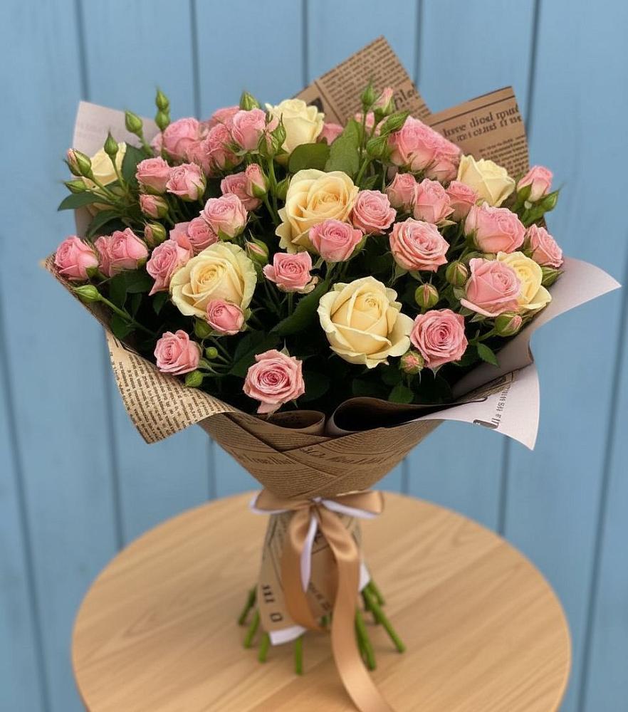 Букет цветов из: Розы в Новолеушковской