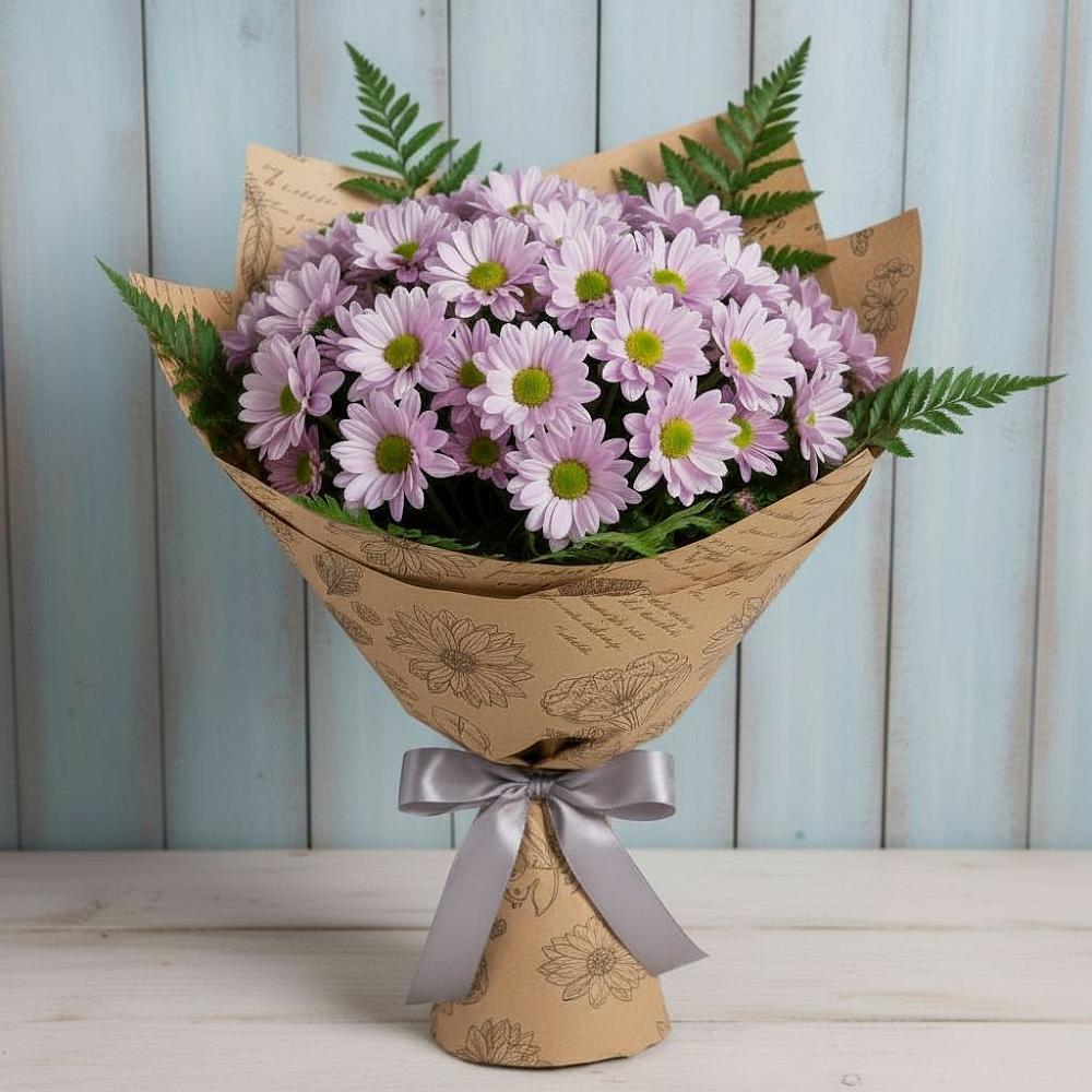 Букет цветов из: Хризантемы в Новолеушковской