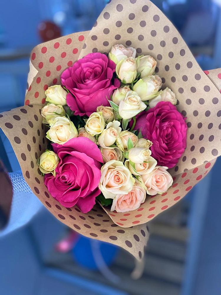 Букет цветов из: Розы в Новолеушковской