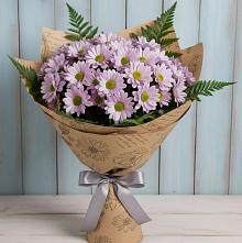 Букет цветов из:  Хризантемы #REPLACE_PRED# Новолеушковской