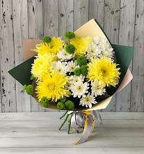 Букет цветов из:  Хризантемы #REPLACE_PRED# Новолеушковской