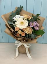 Букет цветов из:  Герберы и Хризантемы #REPLACE_PRED# Новолеушковской