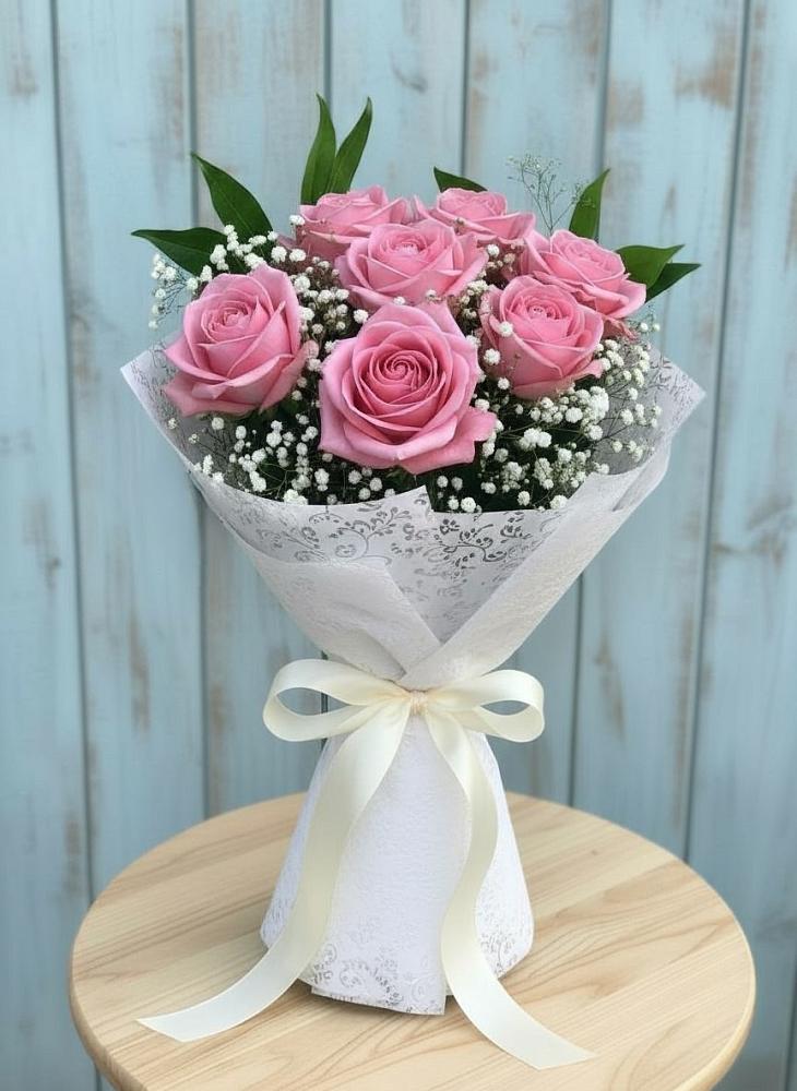 Букет цветов из: Розы в Новолеушковской