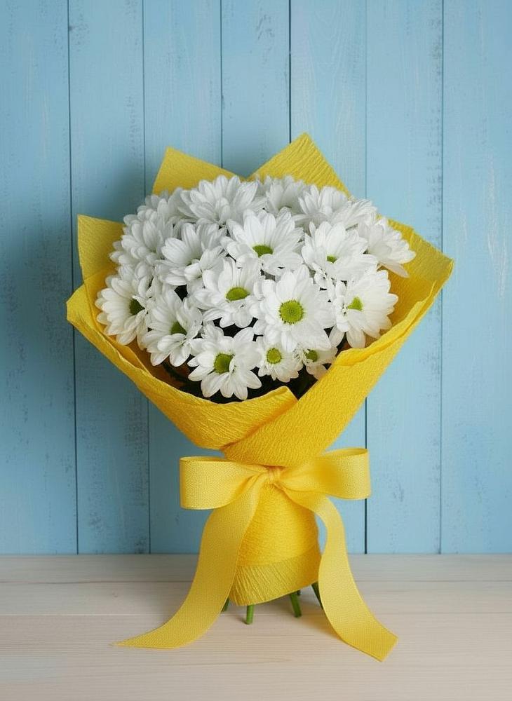 Букет цветов из: Хризантемы в Новолеушковской