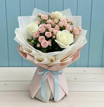 Букет цветов из:  Розы в Новолеушковской