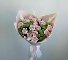 Букет цветов из:  Розы и Хризантемы #REPLACE_PRED# Новолеушковской