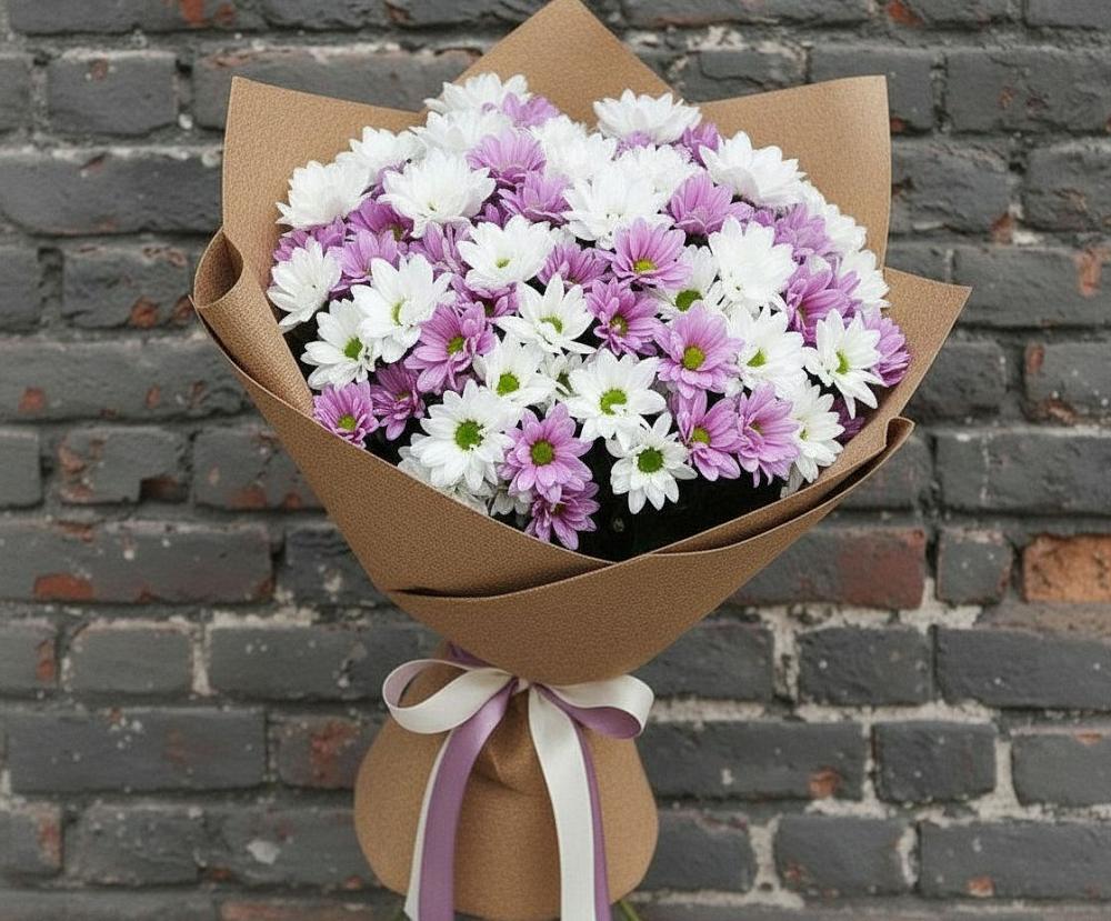 Букет цветов из: Хризантемы в Новолеушковской