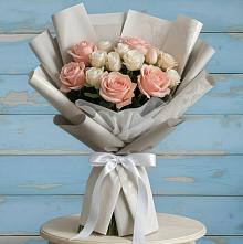Букет цветов из:  Розы #REPLACE_PRED# Новолеушковской