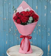 Букет цветов из:  Розы в Новолеушковской