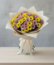 Букет цветов из:  Хризантемы в Новолеушковской