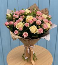 Букет цветов из:  Розы в Новолеушковской