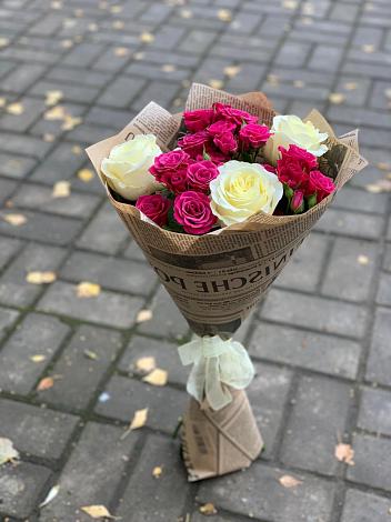 Букет цветов из: Розы в Новолеушковской