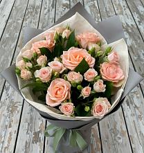 Букет цветов из:  Розы #REPLACE_PRED# Новолеушковской