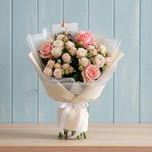 Букет цветов из:  Розы #REPLACE_PRED# Новолеушковской