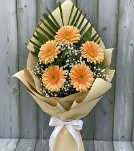 Букет цветов из:  Герберы в Новолеушковской