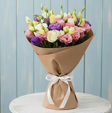 Букет цветов из:  Лизиантусы #REPLACE_PRED# Новолеушковской