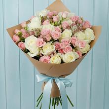 Букет цветов из:  Розы в Новолеушковской